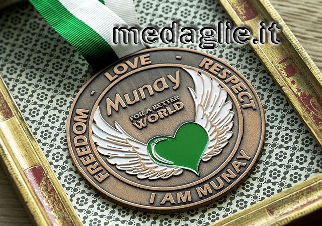 medaglia personalizzata smaltata i am munay