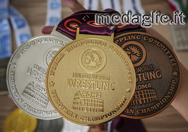 medaglie personalizzate senza smalti wrestling roma