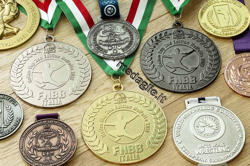 medaglie sportive grafiche personalizzate
